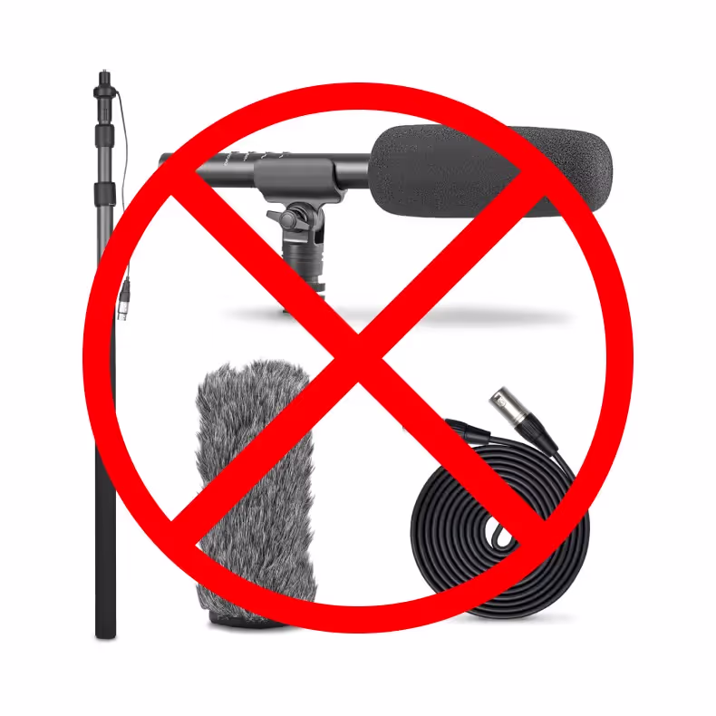 no boom mic logo