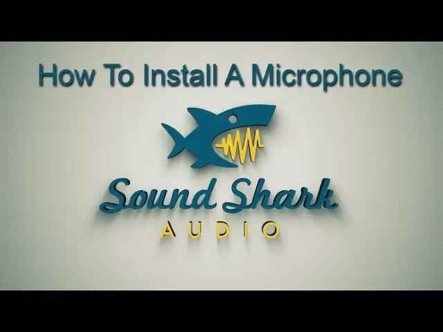Thumbnail image for "Sound Shark - How to Install a Microphone" video