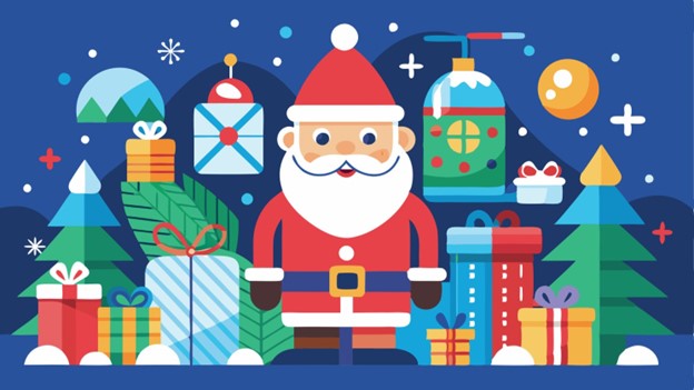 Santa (Magic) Uses Small Parabolic Mic to Wow Parents